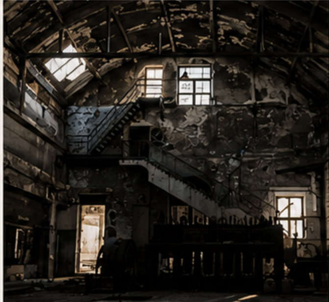 Raw industrial interior